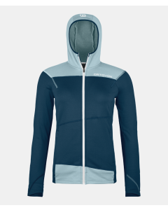 Ortovox Fleece Light Hoody Damen deep ocean