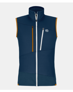 Ortovox Fleece Grid Vest Herren deep ocean
