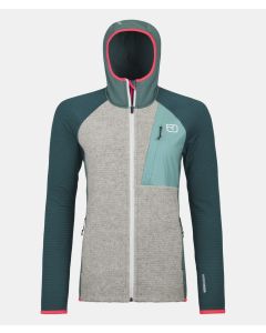 Ortovox Fleece GP Classic Knit Hoody Damen arctic grey