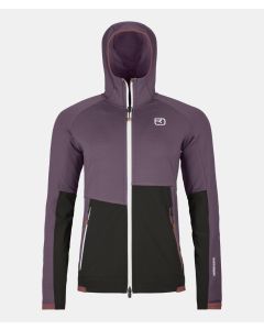 Ortovox Fleece Rib Hoody Damen berry