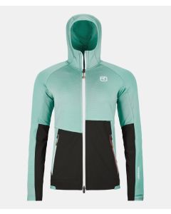 Ortovox Fleece Rib Hoody Damen ice