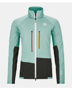 Ortovox Fleece Rib Jacket Damen aquatic ice