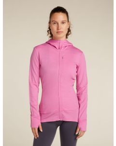 Icebreaker 260 Quantum Zip Hoodie Damen pop