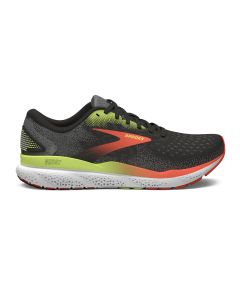 Brooks Ghost 16B Herren black mandarin red