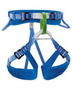 Petzl Macchu Kindergurt blue