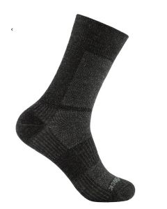 Wrightsock Coolmesh II Merino Crew grey black