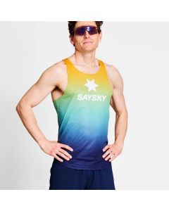 Saysky Drip Dye Flow Singlet Herren blue apo