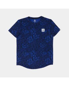 Saysky Flower Combat T-Shirt Herren blau
