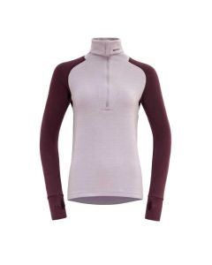 Devold Expedition Merino Silk Zip Damen port/orchid
