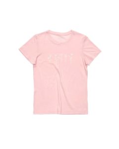 Devold Classic Flowers Tee Damen chalk pink