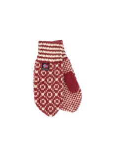 Devold Svalbard Wool Mitten hindberry