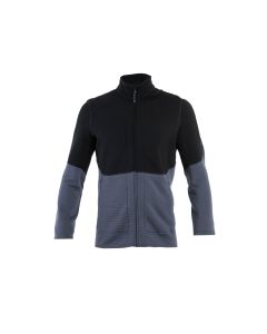Icebreaker Merino 400 RealFleece™ Descender Zip-Jacke Herren black graphite