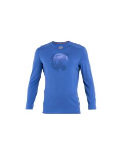 Icebreaker 200 Oasis Thermo-Langarmshirt Ruapehu Round Herren brillant