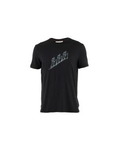 Icebreaker 150 Tech Lite T-Shirt Natural Ski Tour Herren black