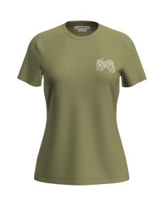 Icebreaker 150 Tech Lite SS Tee Adventure Ride Damen olive