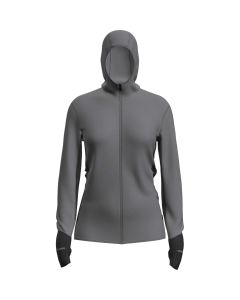 Icebreaker Descender Zip-Hoody Damen grey
