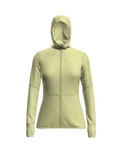 Icebreaker 200 Realfleece Descender LS Zip Hoodie Damen citrine