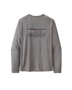Patagonia L/S Capilene Cool Daily Graphic Shirt Herren gray