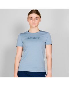 Saysky Logo Pace T-Shirt Damen blau