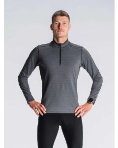 Fusion C3 Zip Neck Herren dark grey