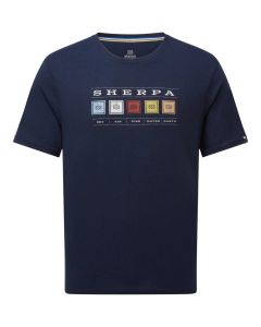 Sherpa Bali Element Tee Herren blue