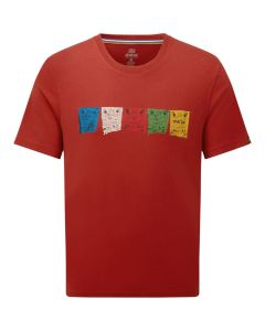 Sherpa Tarcho Tee Herren rust