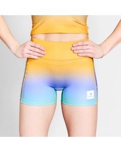 Saysky Drip Dye Combat+ Short Tights 4inch Damen purple apo