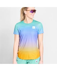 Saysky Drip Dye Flow T-Shirt Damen purple apo