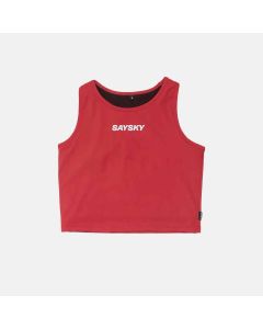 Saysky Flow Race Crop Top Damen red
