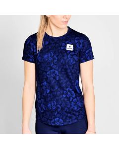 Saysky Flower Combat T-Shirt Damen blau