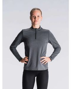 Fusion C3 Zip Neck Damen dark grey