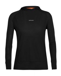 Icebreaker Cool-Lite LS Hoodie Damen black