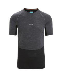 Icebreaker 125 ZoneKnit SS Crew Herren grau