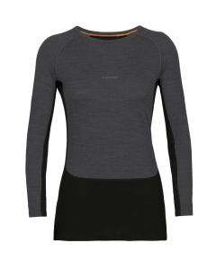 Icebreaker ZoneKnit 200 LS Crewe Damen grey