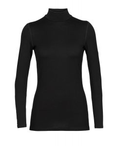 Icebreaker 260 Tech LS Turtleneck Damen black