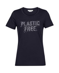 Icebreaker Tech Lite II SS Tee Plastic Free Damen midnight