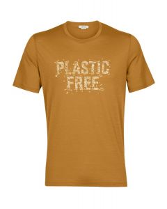 Icebreaker Tech Lite II SS Tee Plastic Free Herren braun