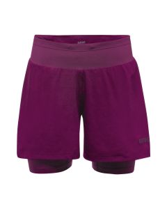 Gore R5 2in1 Shorts Damen purple