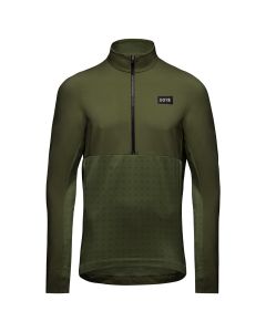 Gore TrailKPR Hybrid 1/2-Zip Herren green
