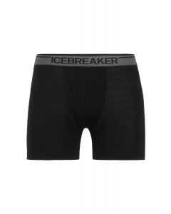 Icebreaker Anatomica Boxers wFly Herren black