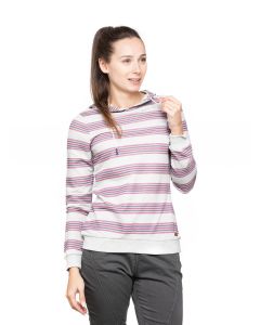 Chillaz Lugano Stripes Hoodie Damen rose stripes