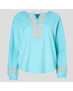 Sherpa Tharu LS Top Damen türkis