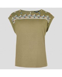 Sherpa Tharu SS Top Damen grün