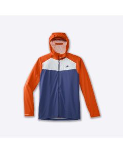 Brooks High Point WP Jacket Herren blue orange