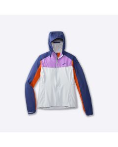 Brooks High Point WP Jacket Damen white blue