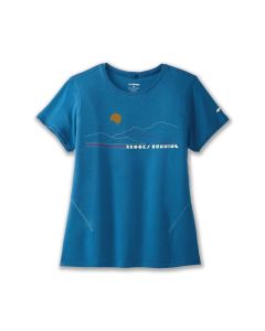Brooks Distance SS 2.0 Damen pacific