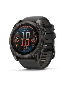 Garmin fēnix® 8 – AMOLED 51mm sapphire schwarz/carbongrau