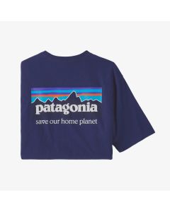 Patagonia P-6 Mission Organic SS Herren blue