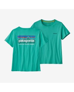 Patagonia P-6 Mission Organic SS Damen fresh teal