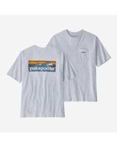 Patagonia Boardshort Logo Pocket Responsibili-Tee Herren weiß